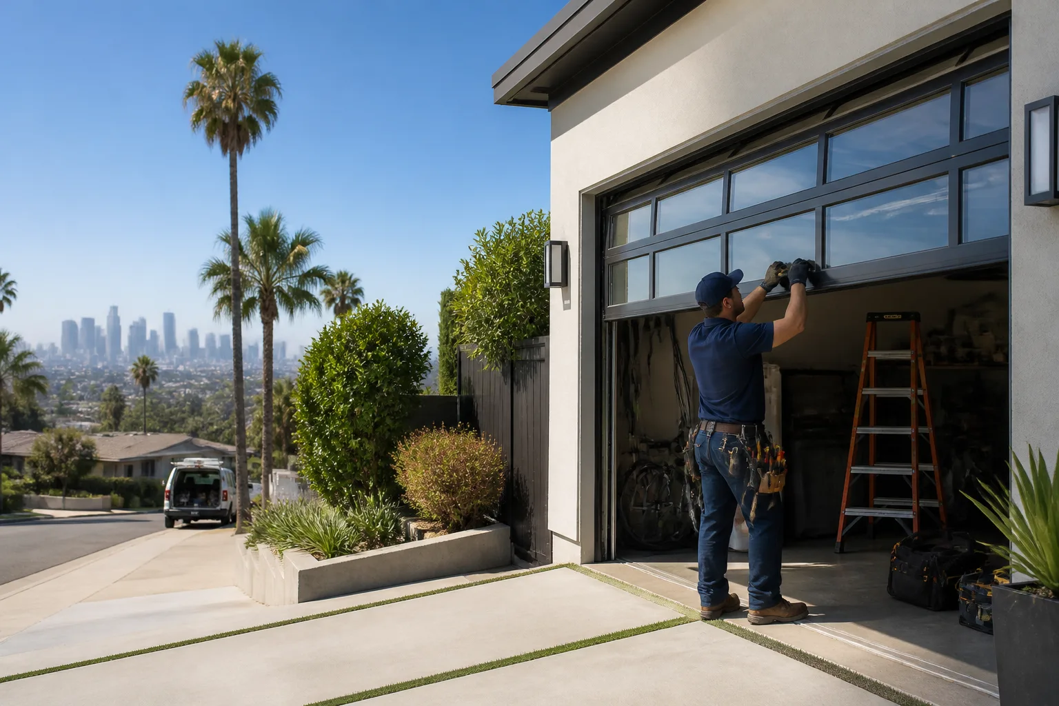 Same-Day Garage Door Repair in Los Angeles, CA: How It Works